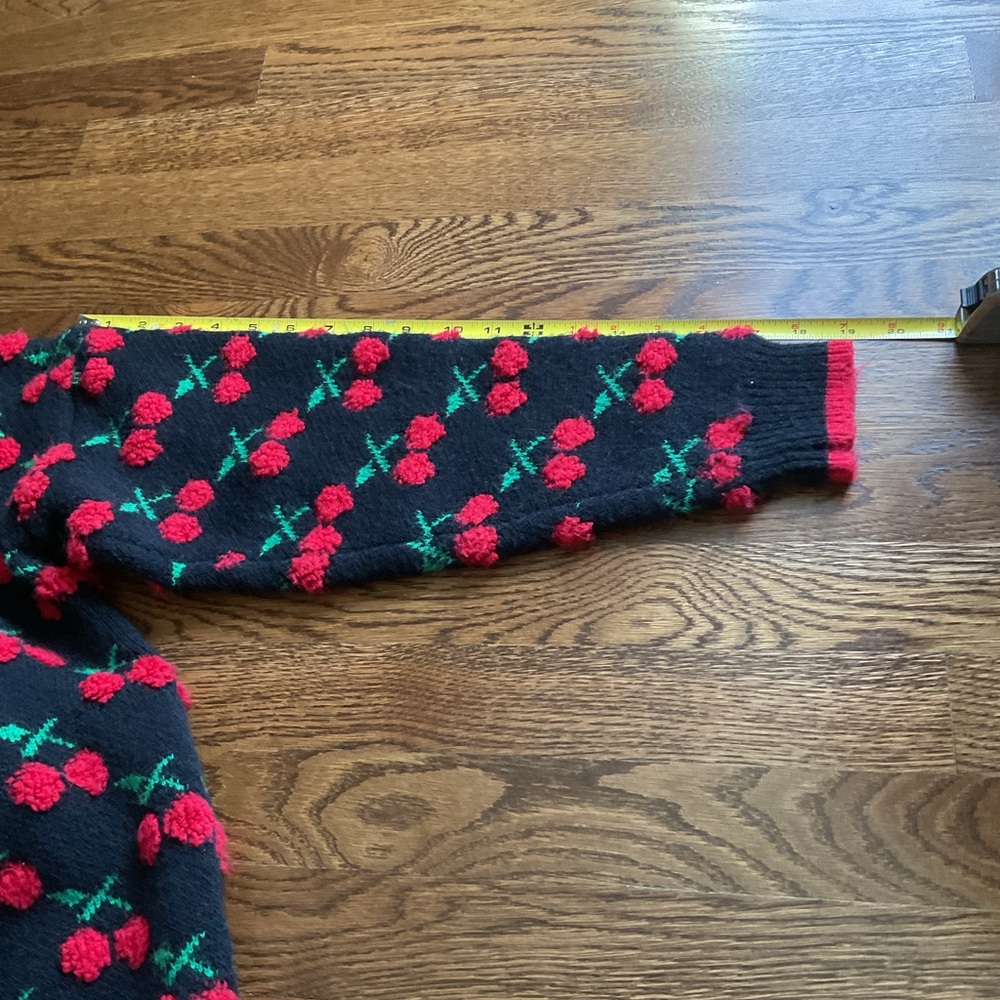 Cherry Patterned Sweater - image 9